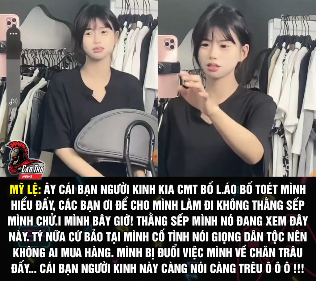 Cô cái bán hàng livestram gây sốt